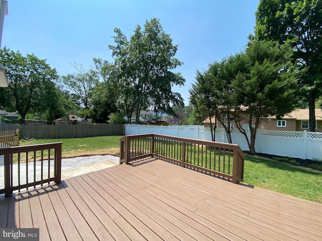 3103 Woodhaven Dr, Cinnaminson, NJ 08077 - deck with a fenced backyard