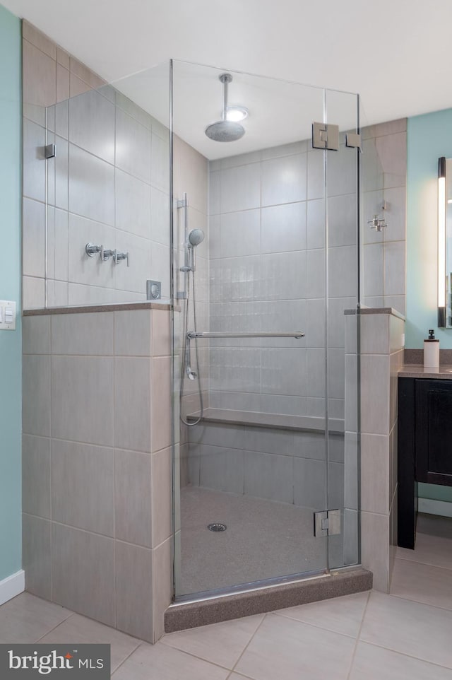 11 Forest Rdg, Newark, DE 19711 - full bath featuring tile patterned floors, a shower stall, and vanity