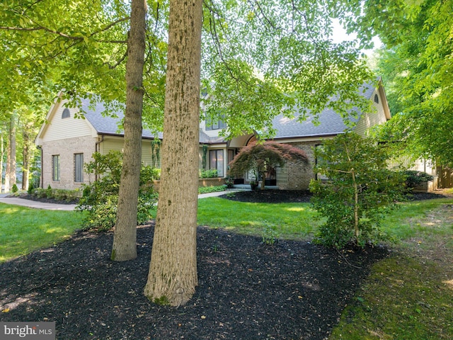 11 Forest Rdg, Newark, DE 19711 - view of front of home featuring brick siding, a front lawn, and a shingled roof