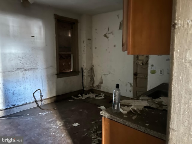 212 Highland Ave, Trenton, NJ 08618 - kitchen with brown cabinets