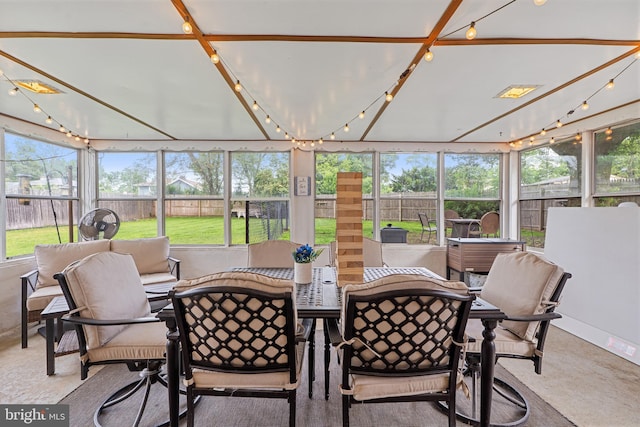 202 E Franklin Ave, Edgewater Park, NJ 08010 - sunroom / solarium featuring outdoor dining area and plenty of natural light