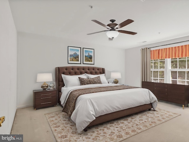 2135 Vittoria Ct Unit 33, Bowie, MD 20721 - carpeted bedroom with ceiling fan