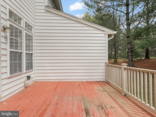 2135 Vittoria Ct Unit 33, Bowie, MD 20721 - view of wooden deck