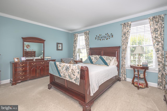 1 Chase Cir, Barto, PA 19504 - bedroom featuring light carpet and crown molding