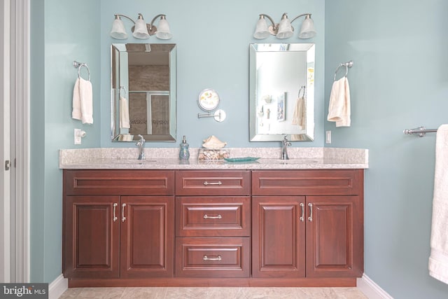 1 Chase Cir, Barto, PA 19504 - full bath featuring a stall shower and double vanity