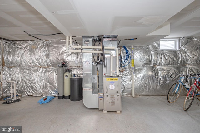 1 Chase Cir, Barto, PA 19504 - basement with a water softener and heating unit