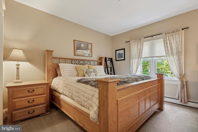 2465 Edgecomb Ave, Glenside, PA 19038 - bedroom featuring carpet and a baseboard heating unit