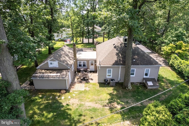 2465 Edgecomb Ave, Glenside, PA 19038 - aerial view of property and surrounding area featuring a tree filled landscape