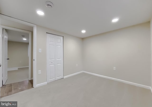 16000 Manning Rd W, Accokeek, MD 20607 - basement with carpet floors and recessed lighting