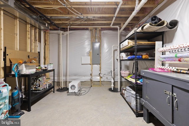 17723 Madaket Way, Lewes, DE 19958 - unfinished basement featuring electric panel