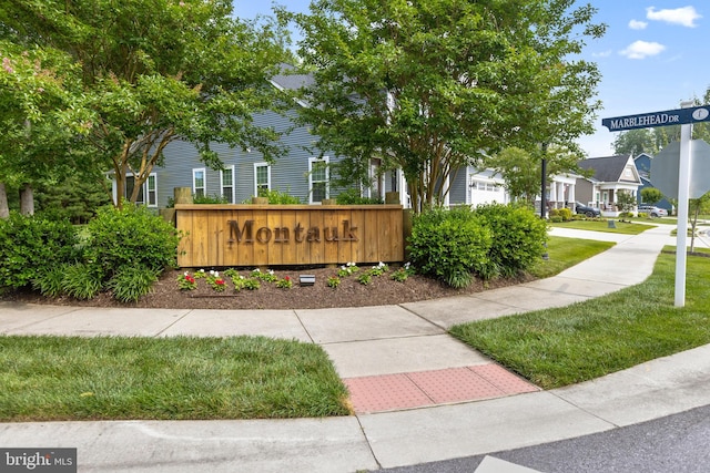 17723 Madaket Way, Lewes, DE 19958 - community / neighborhood sign featuring a yard and a residential view