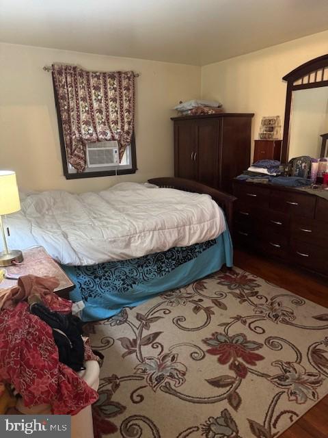 418 Jefferson St, Lansdale, PA 19446 - bedroom featuring cooling unit and wood finished floors