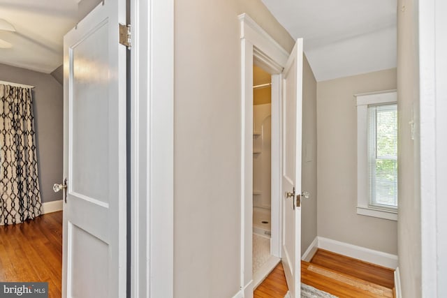5100 Eugene Ave, Baltimore, MD 21206 - hall featuring wood finished floors