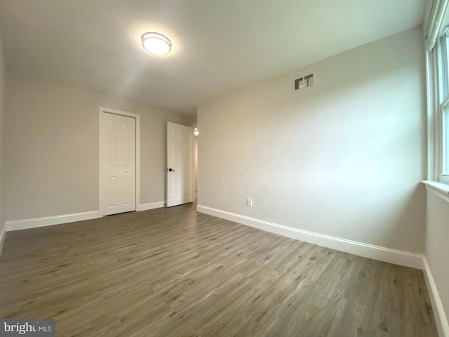 1319 Rainer Rd, Brookhaven, PA 19015 - empty room featuring wood finished floors and baseboards