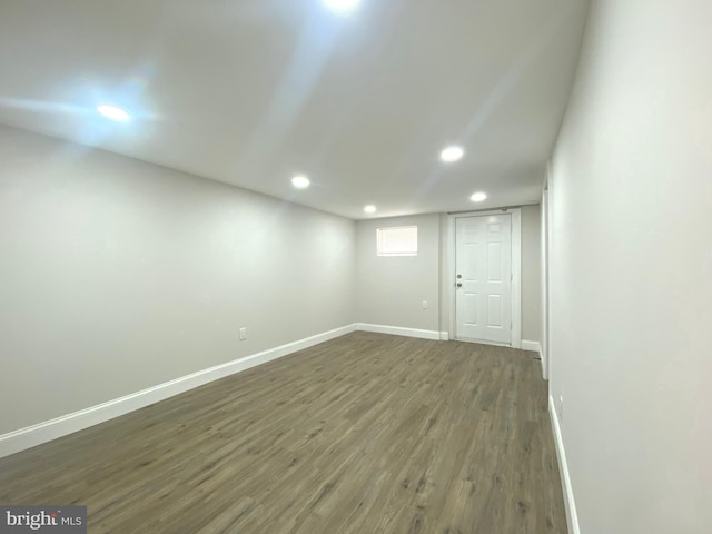 1319 Rainer Rd, Brookhaven, PA 19015 - basement featuring recessed lighting and wood finished floors