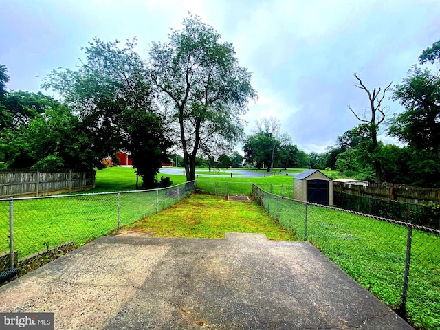 1319 Rainer Rd, Brookhaven, PA 19015 - fenced backyard featuring a storage shed