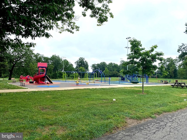 1319 Rainer Rd, Brookhaven, PA 19015 - community play area with a lawn