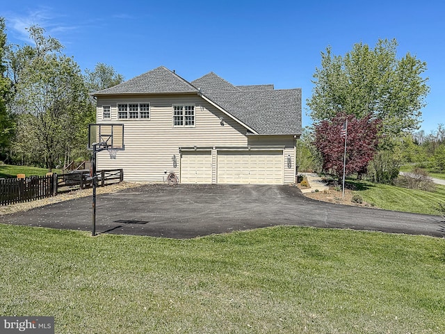 12773 Beebe Ct, Lovettsville, VA 20180 - view of home's exterior featuring asphalt driveway and a shingled roof