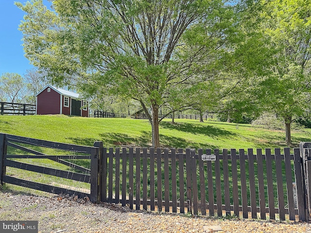 12773 Beebe Ct, Lovettsville, VA 20180 - gate featuring an outdoor structure