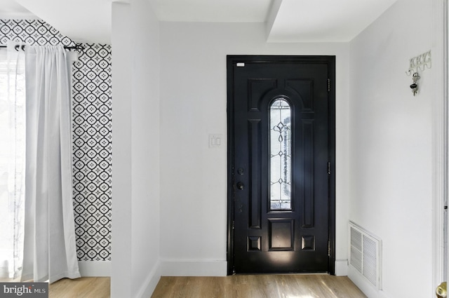 13727 Mahoney Dr, Woodbridge, VA 22193 - entrance foyer with light wood-type flooring