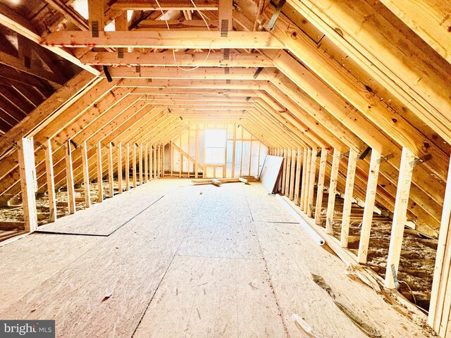 9936 Bell Wood Farm Ln, Nokesville, VA 20181 - view of unfinished attic