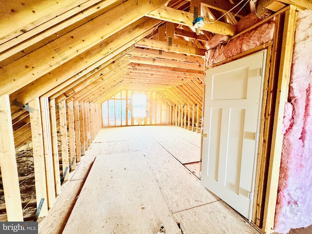 9936 Bell Wood Farm Ln, Nokesville, VA 20181 - view of unfinished attic