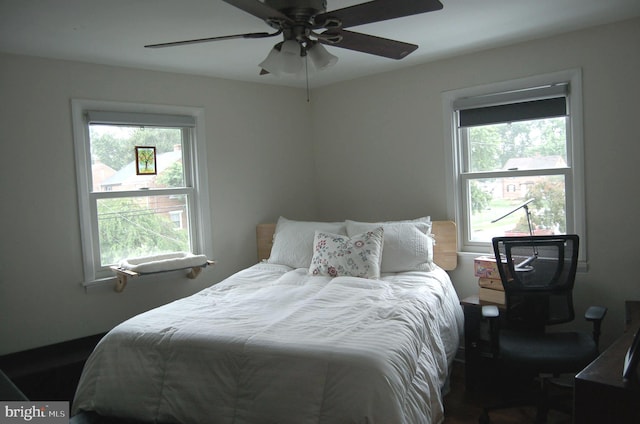 1400 Windsor Ave, Wilmington, DE 19804 - bedroom with multiple windows and ceiling fan
