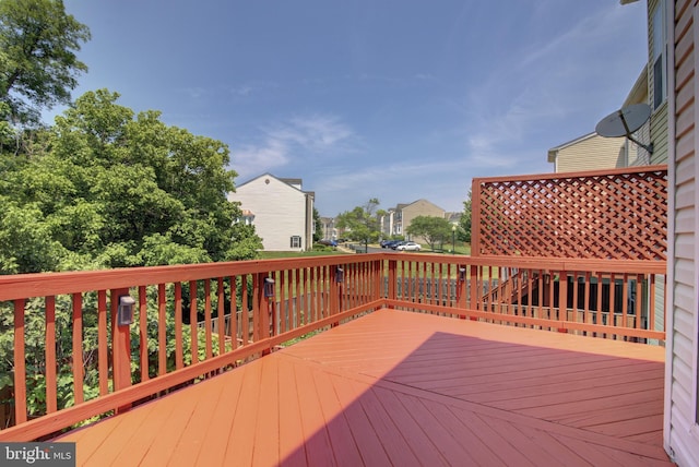 43855 Tattinger Ter, Ashburn, VA 20148 - wooden terrace featuring a residential view
