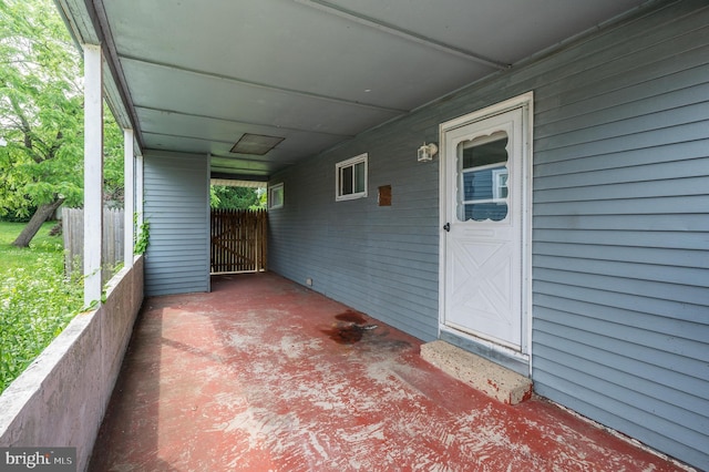 26 Hemlock Dr, Parlin, NJ 08859 - view of patio with a carport