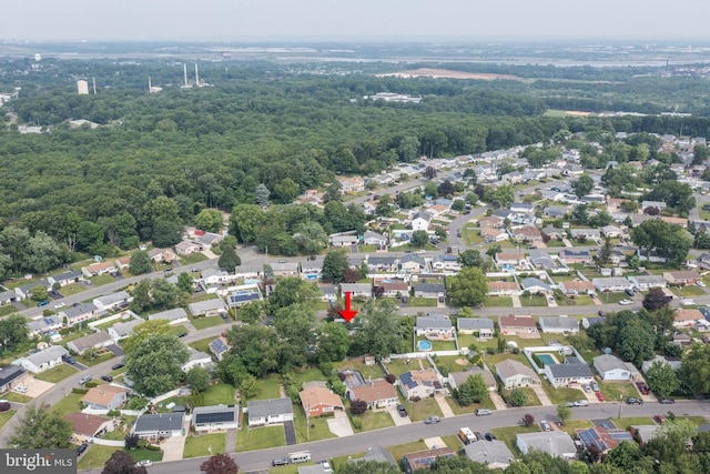 26 Hemlock Dr, Parlin, NJ 08859 - aerial view of property's location featuring nearby suburban area and a heavily wooded area