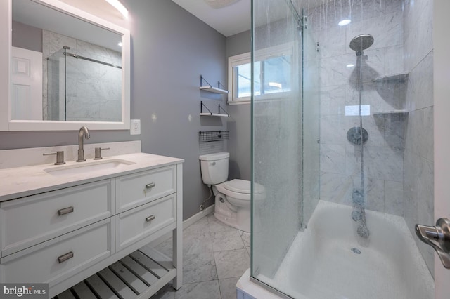 26 Hemlock Dr, Parlin, NJ 08859 - bathroom with vanity and marble look tile flooring