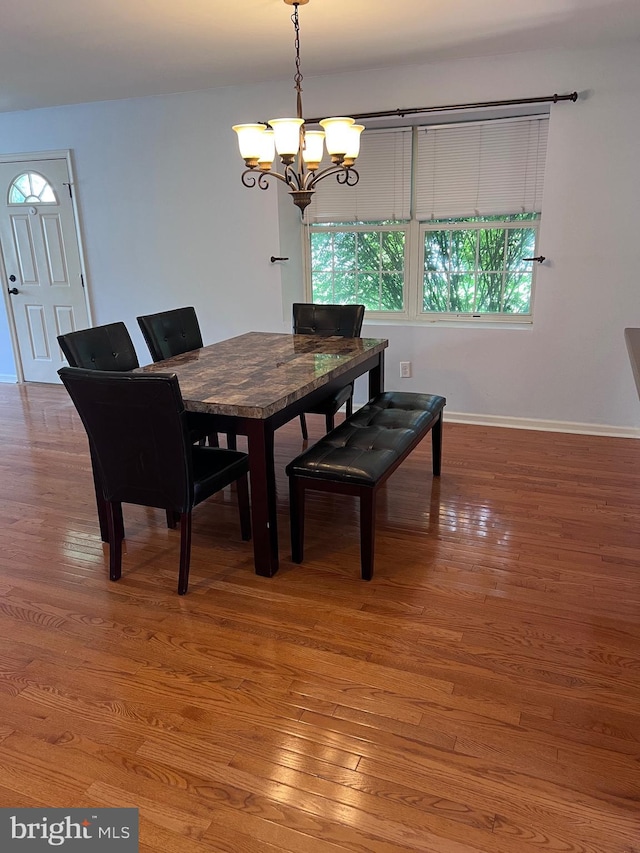 674 Honeysuckle Way, Pennsburg, PA 18073 - dining room featuring a chandelier and light wood-style floors