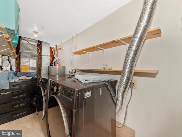 18040 Singing Pine Cir, Montgomery Village, MD 20886 - washroom featuring washer and dryer and tile patterned floors