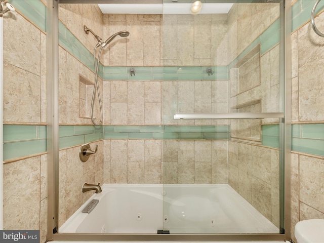 18040 Singing Pine Cir, Montgomery Village, MD 20886 - full bath featuring a combined bath / shower with jetted tub and toilet