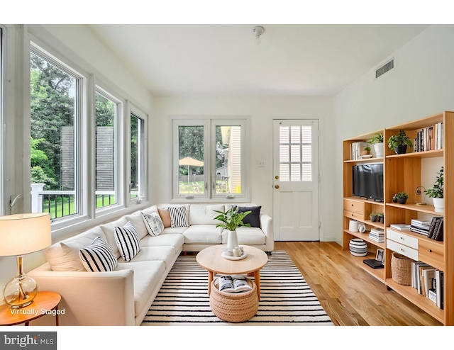 1720 Denton Ct, Crofton, MD 21114 - living area with wood finished floors
