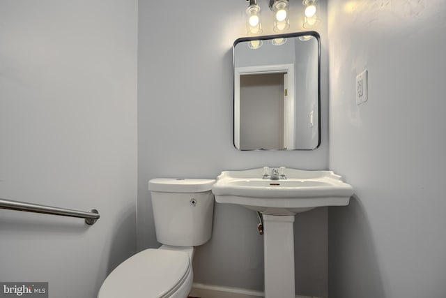 1720 Denton Ct, Crofton, MD 21114 - bathroom featuring toilet and baseboards