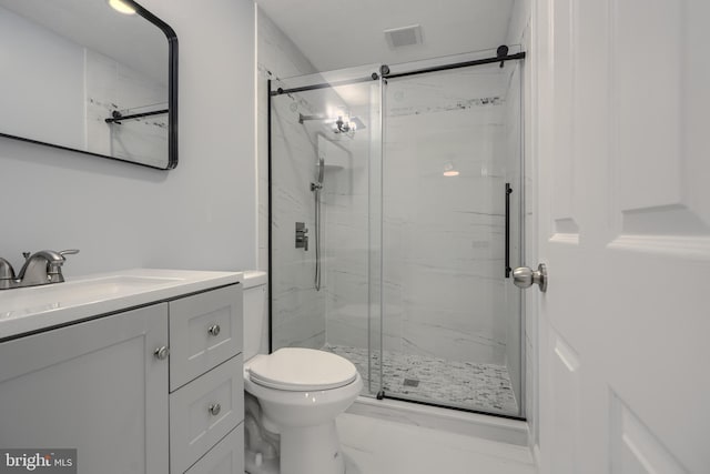 1720 Denton Ct, Crofton, MD 21114 - full bath featuring a marble finish shower and vanity