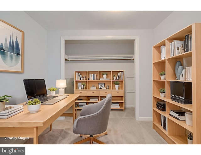 1720 Denton Ct, Crofton, MD 21114 - office area with light colored carpet and baseboards