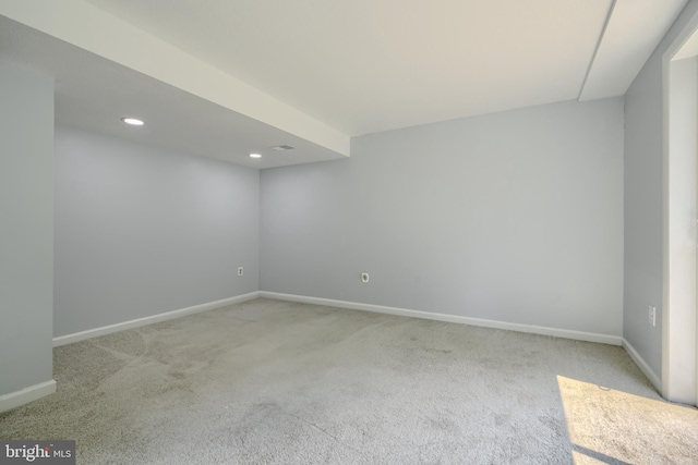 1720 Denton Ct, Crofton, MD 21114 - unfurnished room with light carpet and recessed lighting