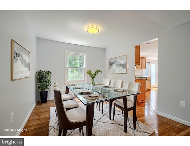 1720 Denton Ct, Crofton, MD 21114 - dining area with baseboards and light wood finished floors