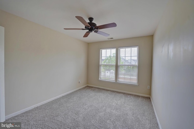 2 N Cummings Dr, Middletown, DE 19709 - carpeted empty room with baseboards and ceiling fan