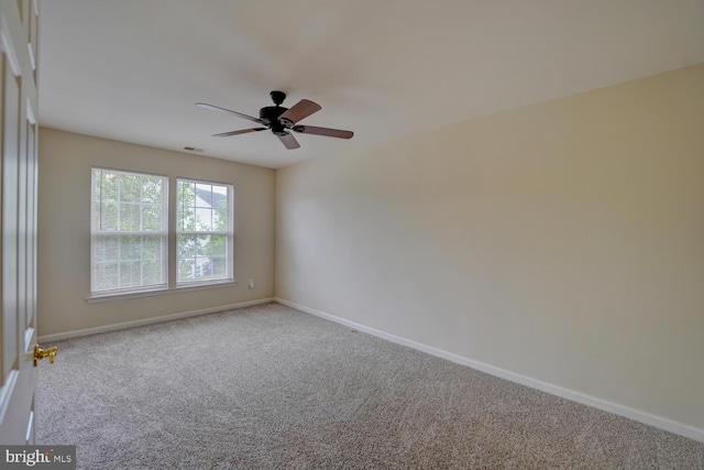 2 N Cummings Dr, Middletown, DE 19709 - carpeted empty room featuring a ceiling fan and baseboards