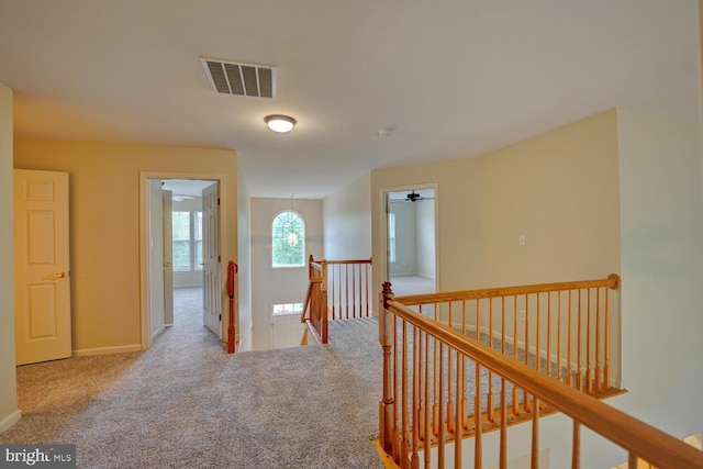 2 N Cummings Dr, Middletown, DE 19709 - corridor featuring an upstairs landing and carpet