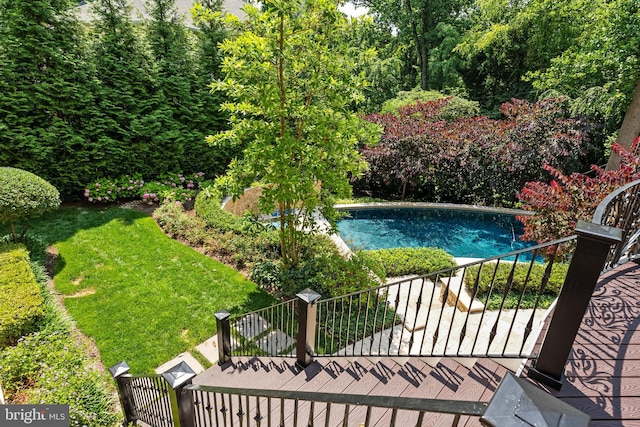 3801 52nd St NW, Washington, DC 20016 - view of pool with a yard
