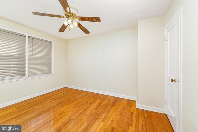 833 Evesham Ave, Baltimore, MD 21212 - empty room featuring light wood-type flooring and ceiling fan