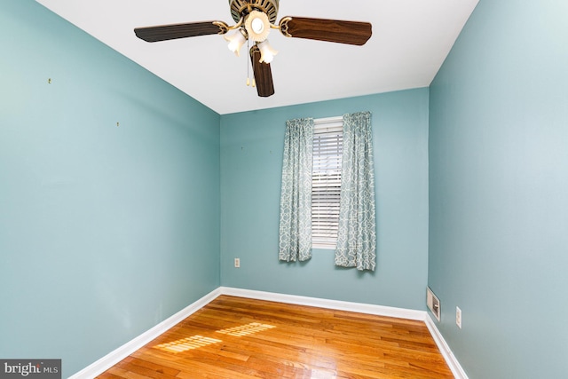 833 Evesham Ave, Baltimore, MD 21212 - spare room with wood finished floors and ceiling fan