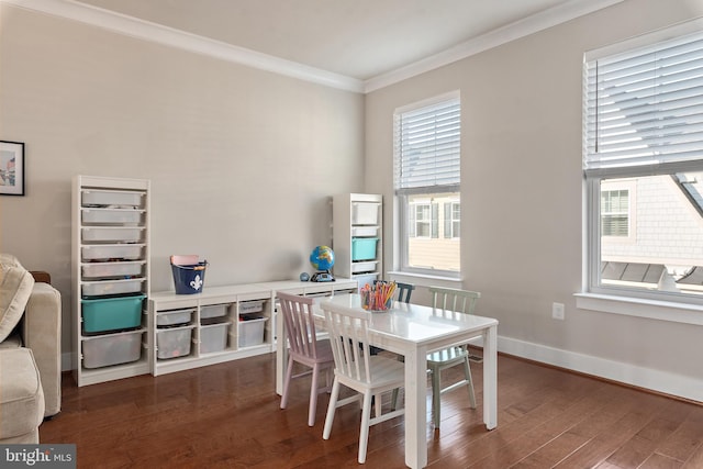 103 Norma Aly, Annapolis, MD 21403 - dining area with crown molding and wood finished floors