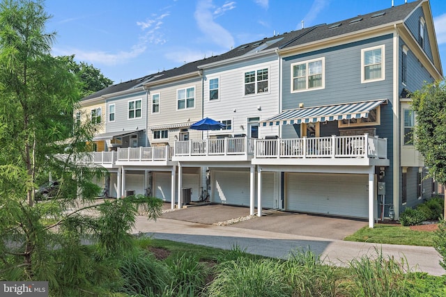 103 Norma Aly, Annapolis, MD 21403 - back of property featuring an attached garage and driveway