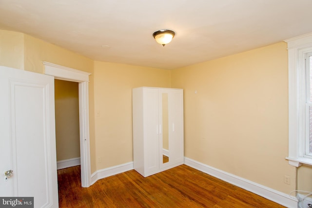 7152 N 20th St, Philadelphia, PA 19138 - unfurnished bedroom with wood finished floors and baseboards
