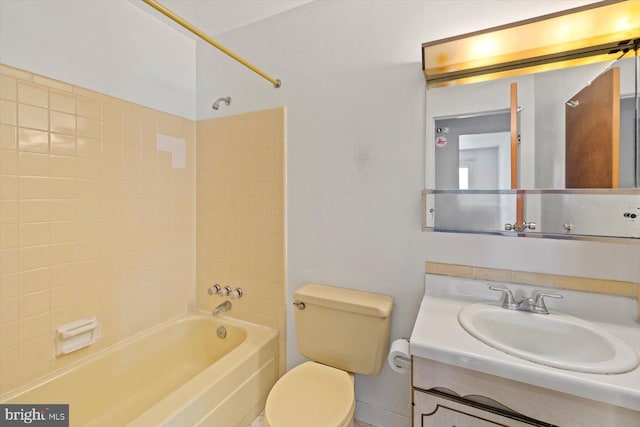 1605 N Amelia St, Sterling, VA 20164 - bathroom with washtub / shower combination and vanity